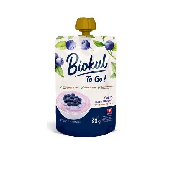 

BIOKUL YOGHURT TO GO BLUEBERRY POUCH 80 G