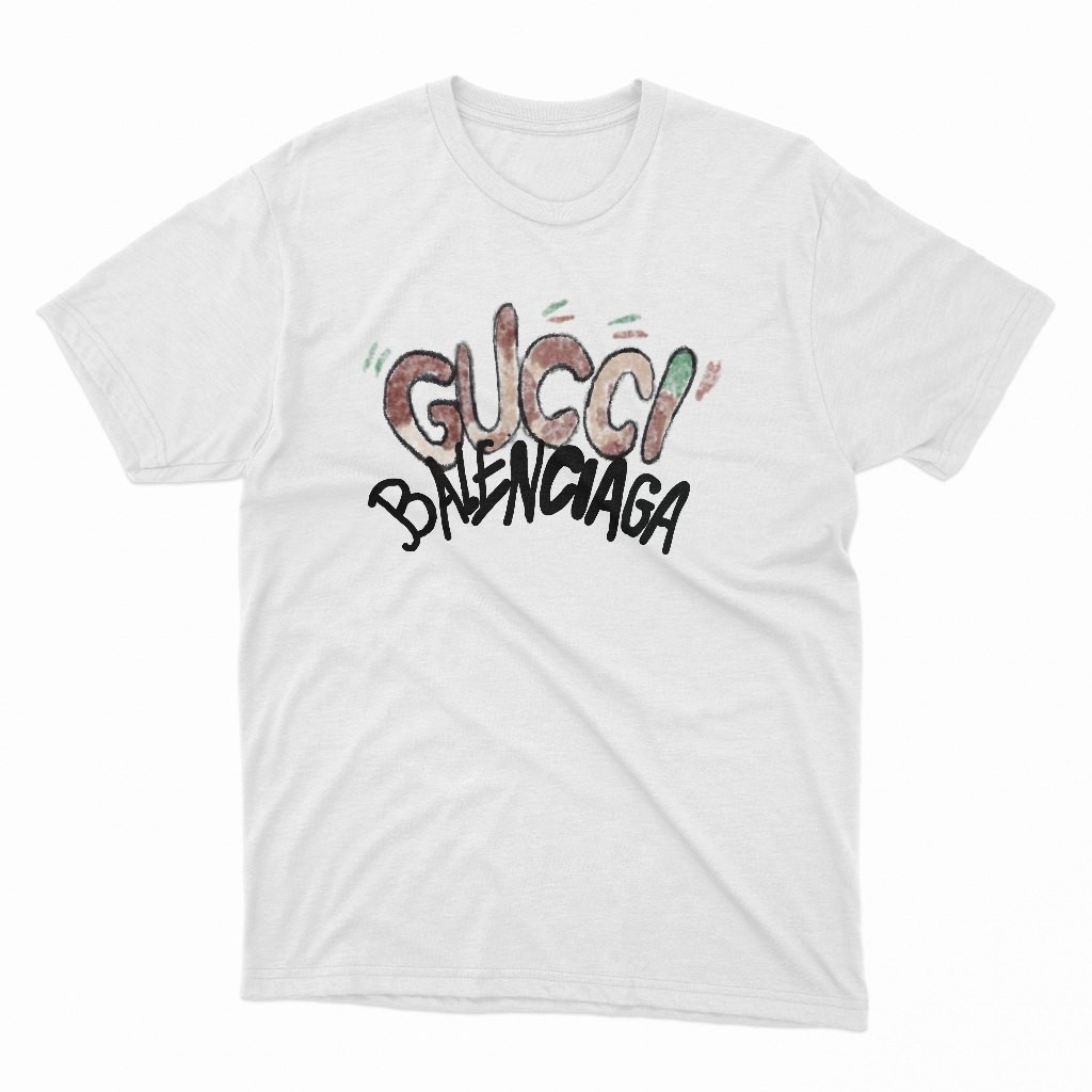 KAOS DEWASA GUCCI X Balenciaga