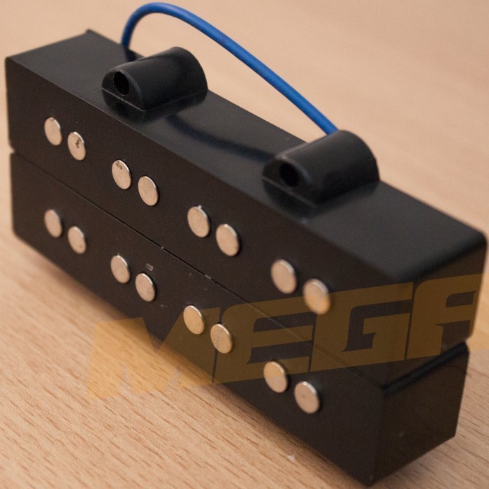 Pickup gitar bass double titik - 4 string / Pickup Gitar Elektrik Bass Double Titik