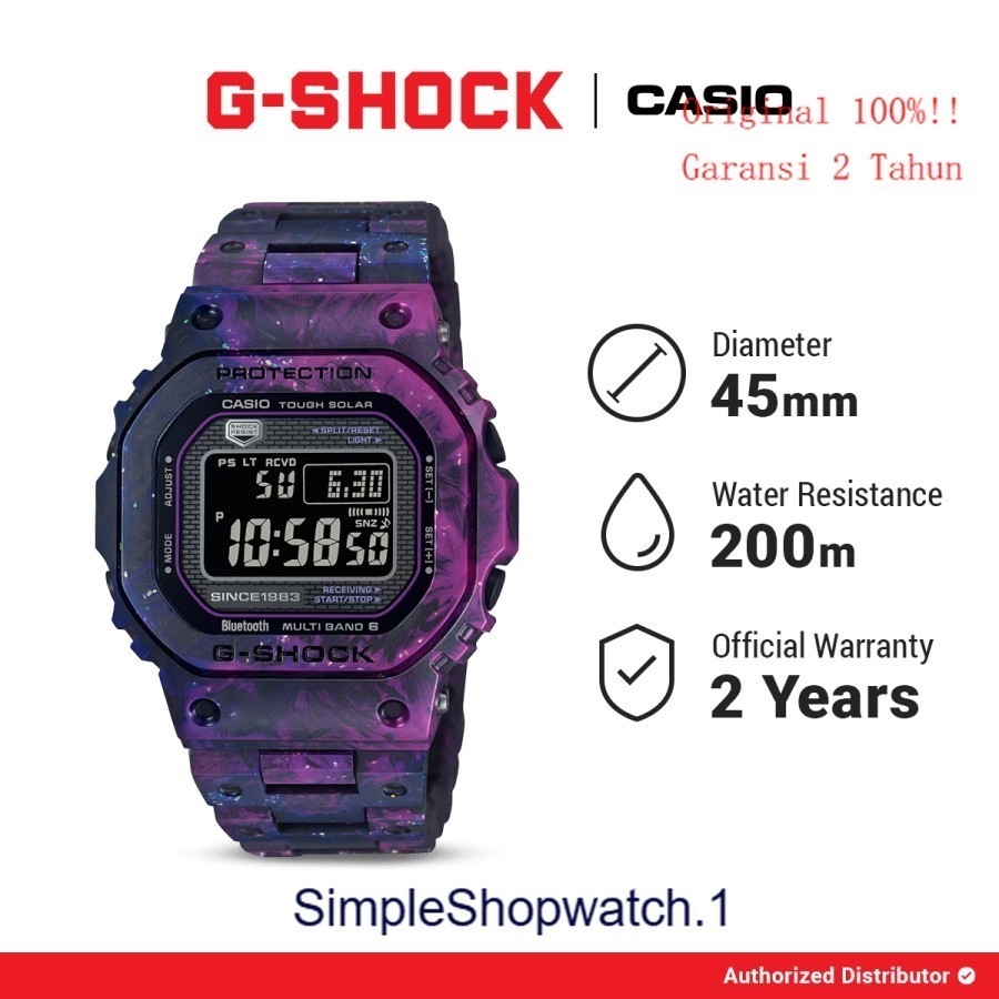 Original 100% Casio G-Shock GCW-B5000UN-6DR Jam Tangan Pria Digital GSHOCK GCWB5000 Garansi Resmi 2 Tahun