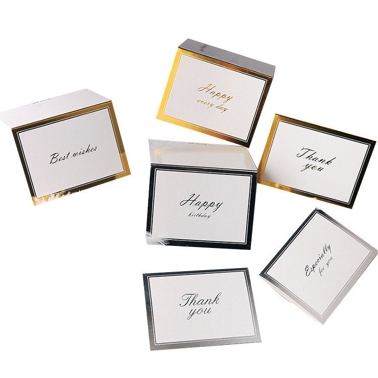 

Selamat Ulang Tahun Pernikahan Ramah Lingkungan Hadiah Kecil Foil Perak Kartu Terima Kasih untuk Pelanggan