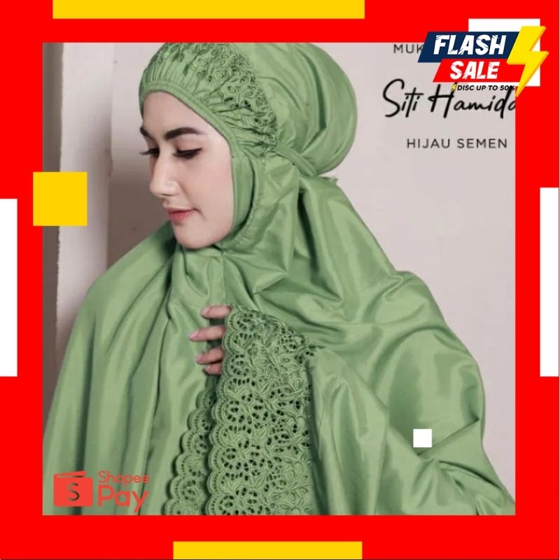 LEBARAN SALE 4.4 |  Mukena dewasa Siti Hamidah mukena Hamidah terbaru mukena bordir hamidah