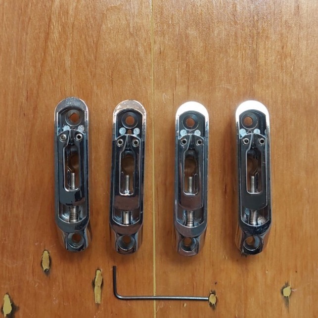 Bridge Bass 4st Satuan MS BS-11 Made in China / Bridge Gitar Elektrik Jass Bass Senar 4 MS BS11