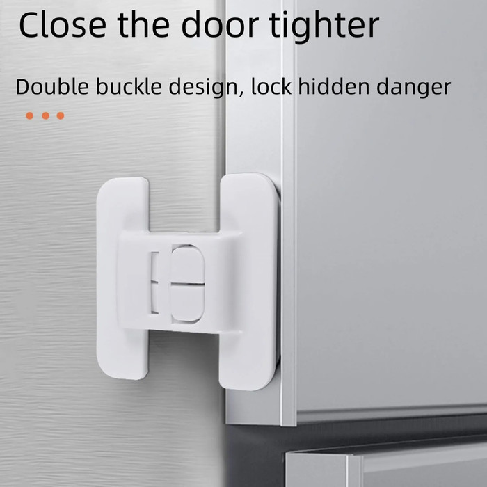 Kunci Pengaman Pintu Kulkas Multifungsi Adhesive Lock 2 PCS