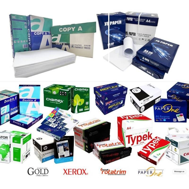 

Penjualan paling laris kertas fotokopi a4 ganda 8 5x11 70 80 75 gsm/rame de kertas a4 A3 semua merek kertas offset 80 gsm dengan harga murah