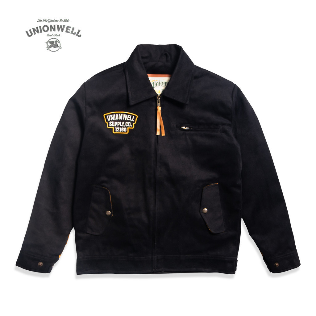 Unionwell Work Jacket Zip Code Black