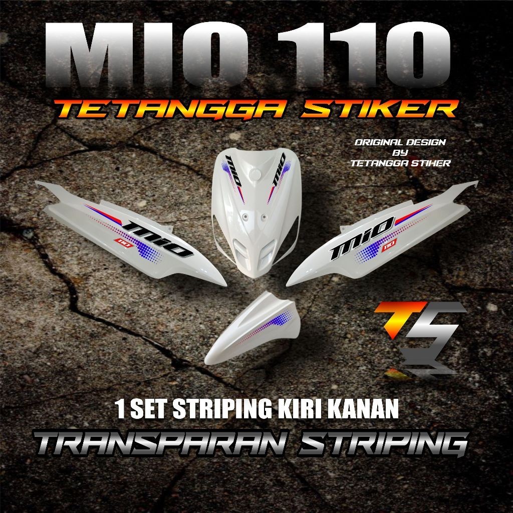 STRIPING MIO SPORTY TRANSPARAN - STIKER TRANSPARAN MOTOR MIO SPORTY 01