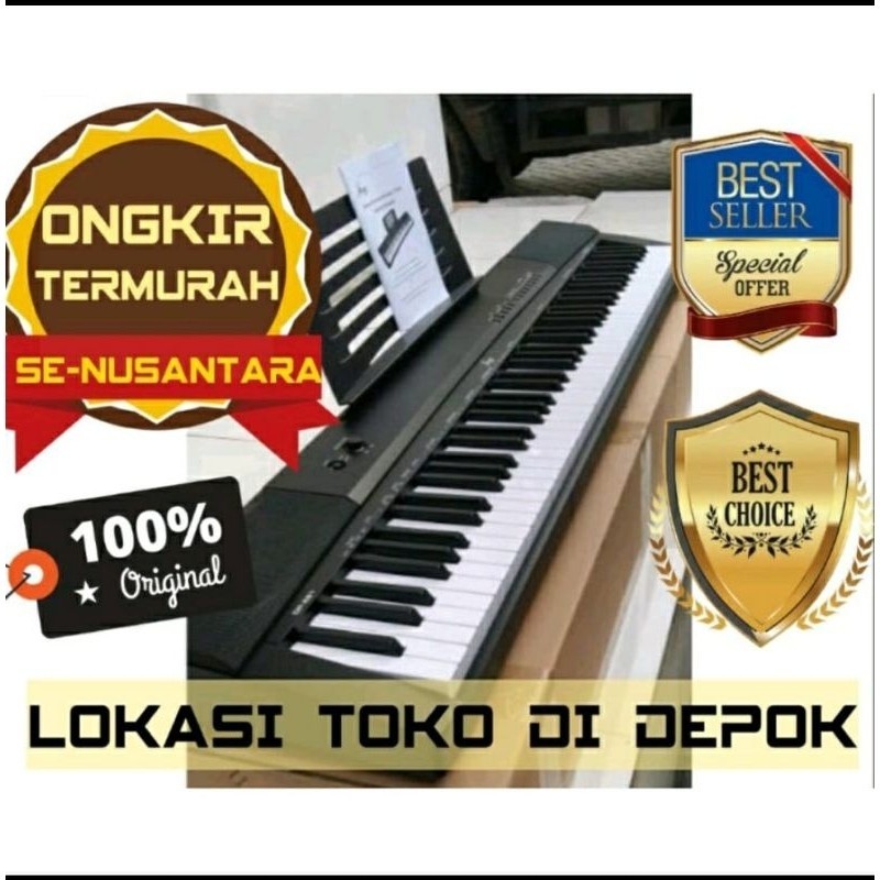PROMO SPESIAL Paket keyboard piano digital standard Piano Keyboard 7 OKTAF 88 keys, Joy DP-881 dp881