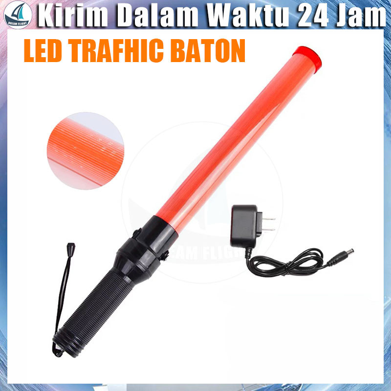 【Barang Spot】Senter Parkir / Senter Polisi / Tongkat Parkir / Senter Led Lalu Lintas
