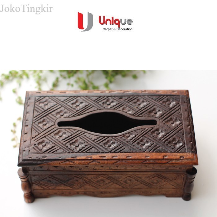 

Tissue Box Kotak Kayu Jati Ukir / Tempat Tissue Kayu Jepara Murah murah