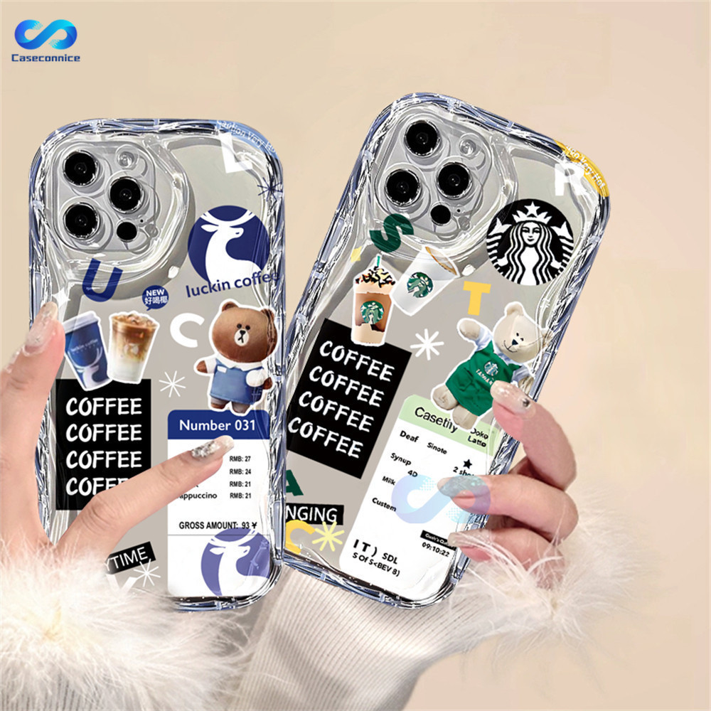 Starbucks Bear Casing Hp Realme Note 50 11 6Pro C51 C53 C55 C31 C20 C30 C17 C35 C31 C12 Realme 10 5 