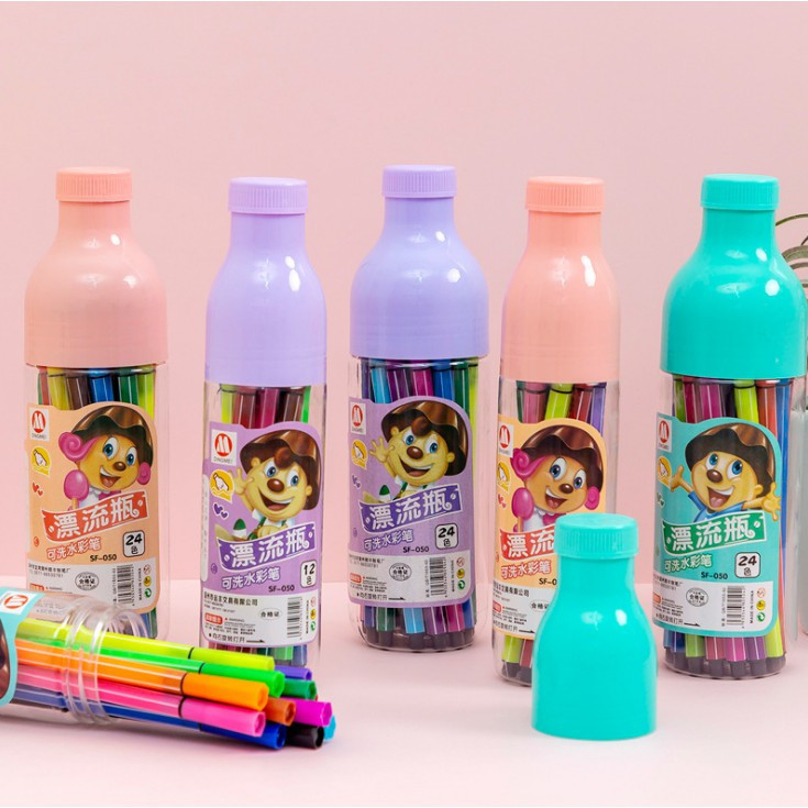 

ONELIVING Spidol TABUNG Warna-Warni Cute Color Pen SET Isi 12 24 36 PCS Bagus Murah Berkualitas
