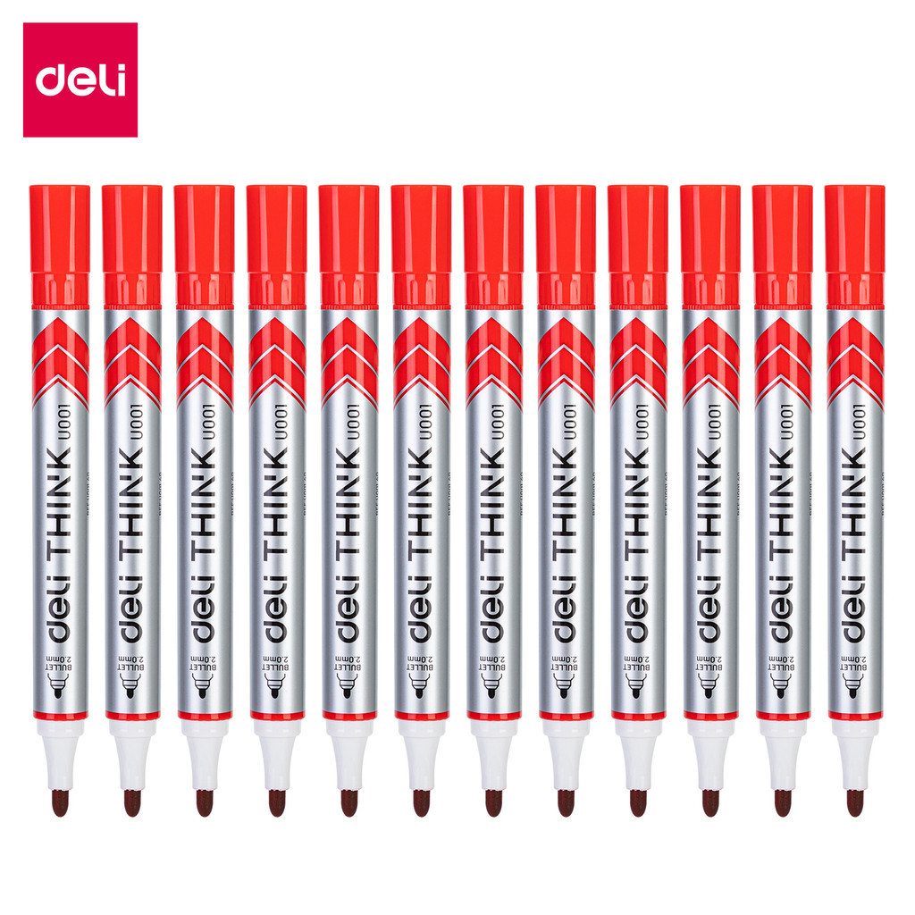 

Deli | Spidol Whiteboard Think | U001 | Biru & Merah
