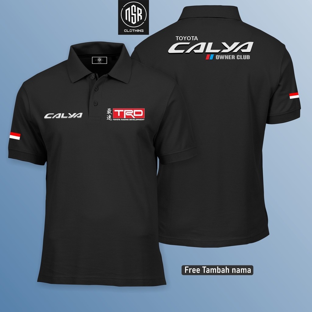 kaos kerah SHRT TOYOTA CALYA  BAJU CALYA BAJU KOMUNITAS CALYA