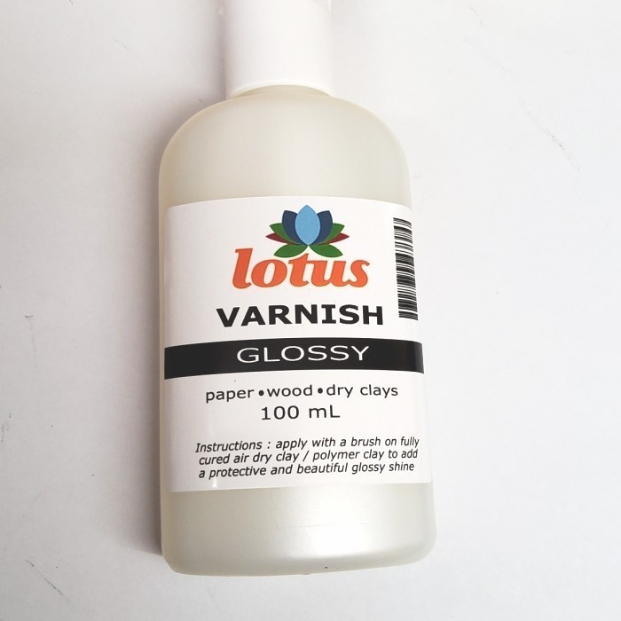 

Lotus Varnish Decoupage Gloss 100ml for dry clay, wood, polymer, paper