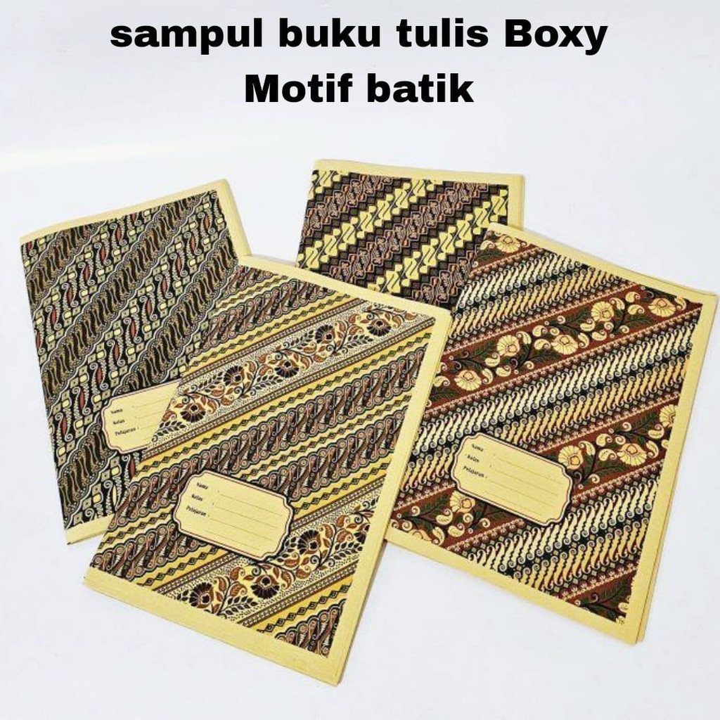 

MJ Sampul Buku Samson Batik Boxy(20lb)/Sampul Buku/Sampul Buku Sekolah