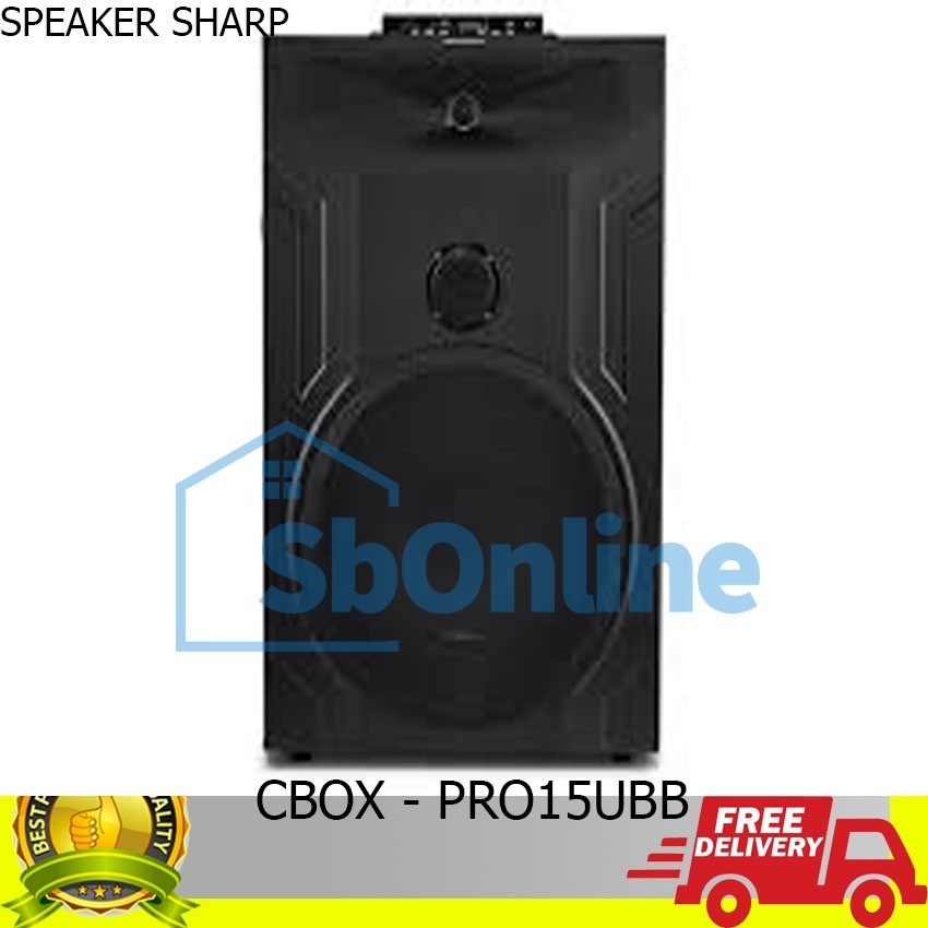 Speaker Aktif Sharp CBOX DPRO 15 UBB Bluetooth 15"