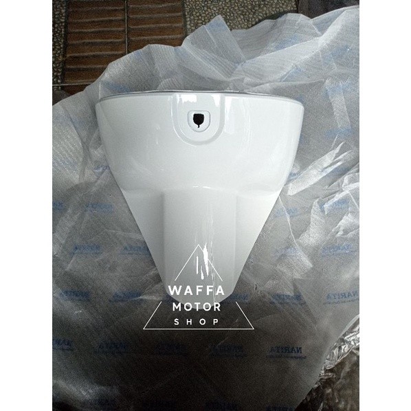 Kap Bagasi Laci Rak Depan Scoopy Old Karbu Putih