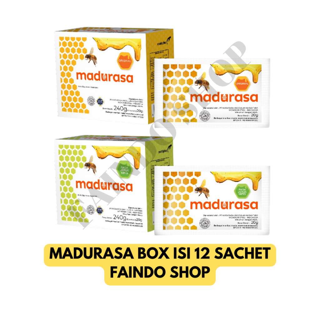 

Madu Madurasa Box 12sct Original dan Jeruk Nipis