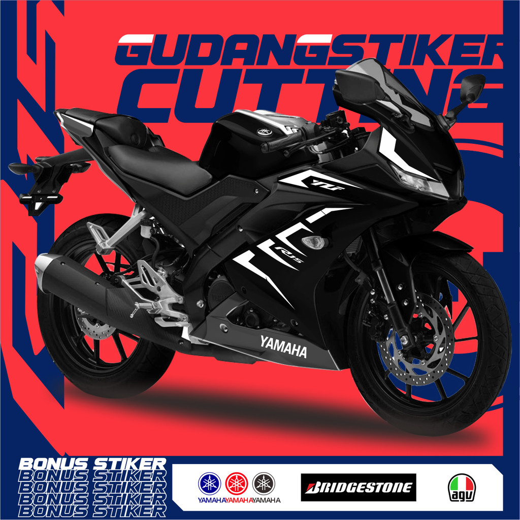 STRIPING CUTTING R15 V3 NEW STIKER AKSESORIS SEPEDA MOTOR