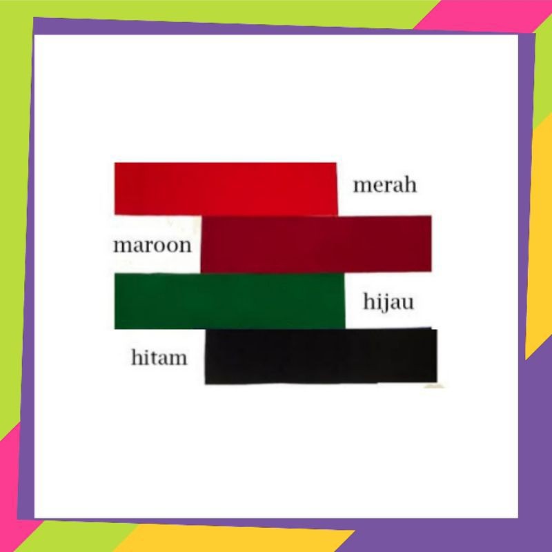 SELEMPANG WISUDA POLOS TANPA BORDIR NAMA Selempang Wisuda