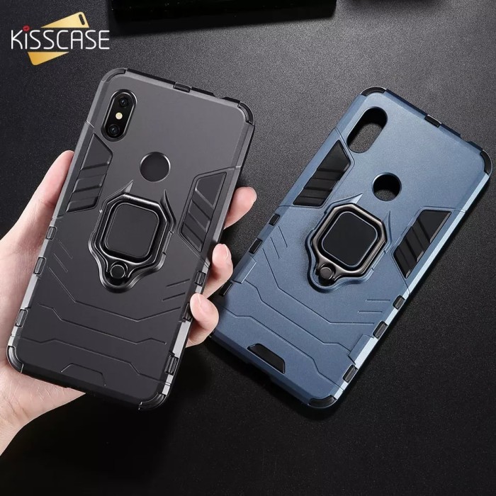 XIAOMI REDMI 6 PRO / MI A2 LITE CASE ARMOR ROBOT IRING STANDING CASE #SNWIRC