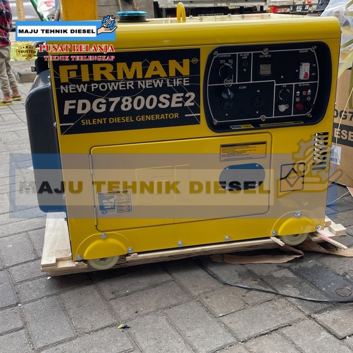 Genset silent solar FIRMAN FDG7800SE2 5000watt / DIESEL GENERATOR