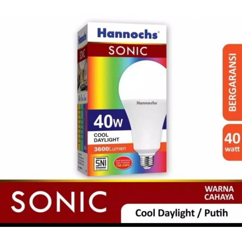 Lampu LED Sonic 40 Watt / hannochs LED 40w