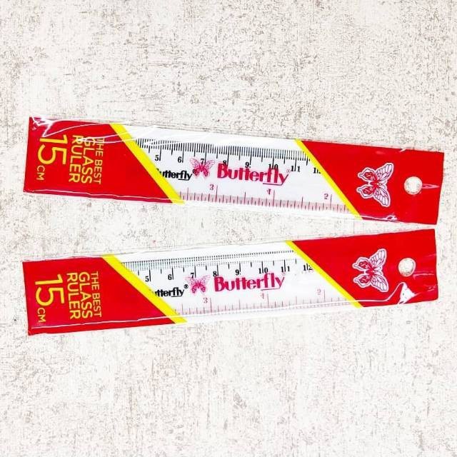

PENGGARIS / GARISAN 15CM BUTTERFLY