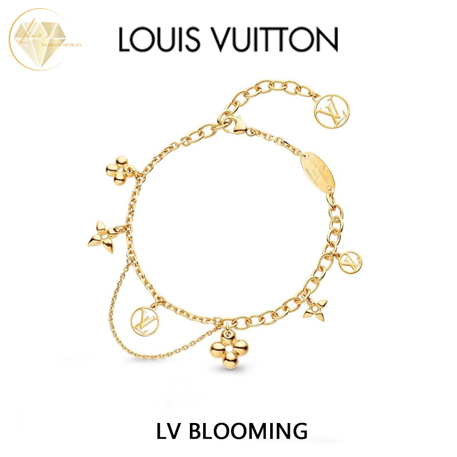 New LOUIS VUITTON original 18K emas gelang LV bangle emas asli 100% ori wanita gelang Tangan Bangle
