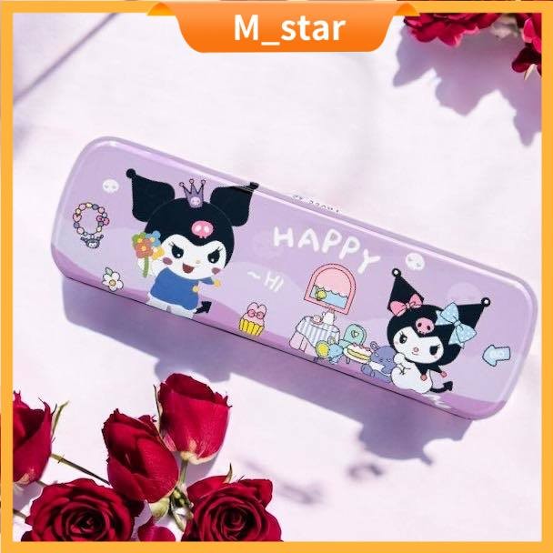 

Pensil Box Kotak Pensil Kaleng 2 Susun Pencil Case Tepak Murah Karakter Murah Sanrio Kuromi