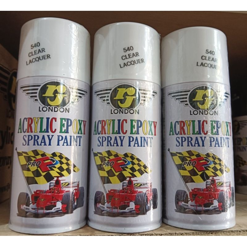 cat semprot Pilok pilox cat semprot rj london rj 150cc Clear Lacquer 540 150cc clear pernis vernish 