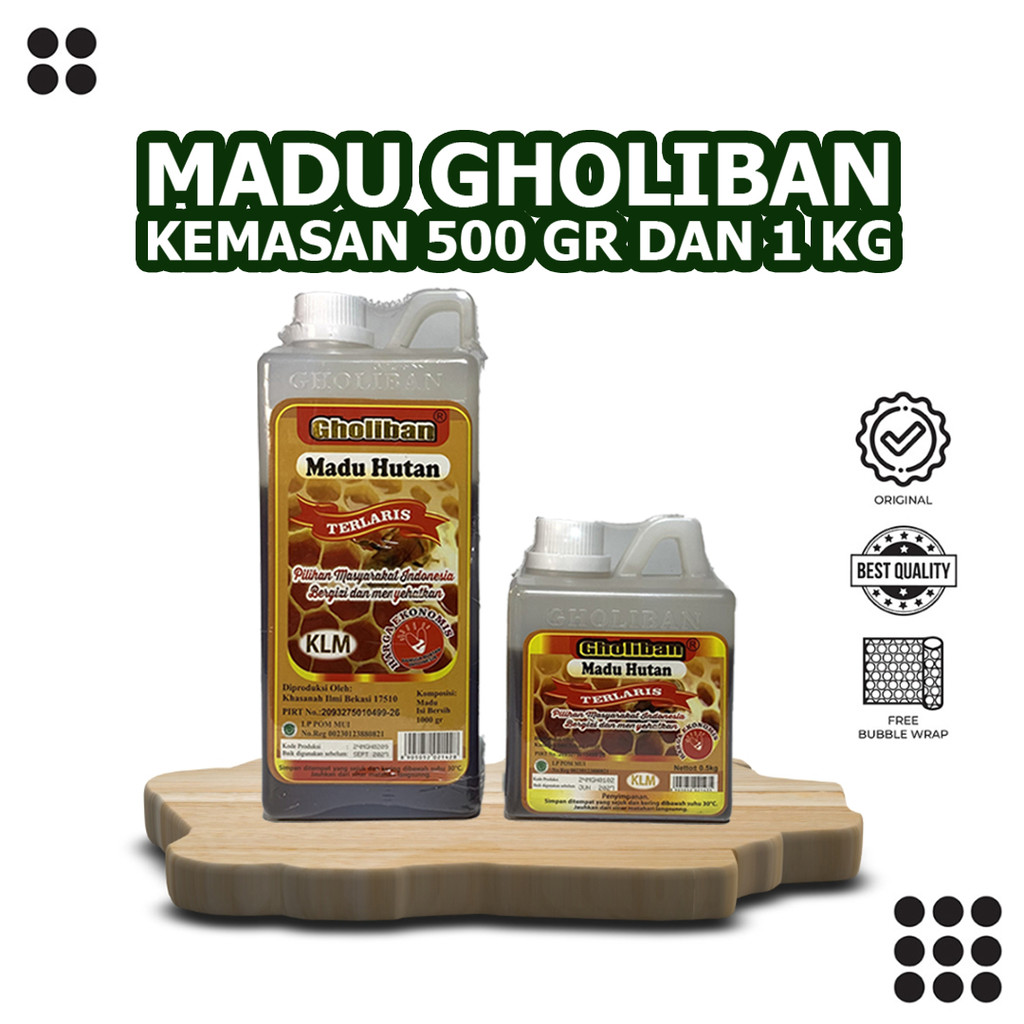 

MADU GHOLIBAN MADU MURNI KEMASAN 500GR / 1KG