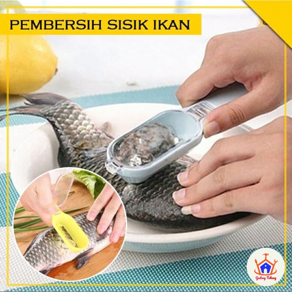 Gudang Tukang Alat Pembersih Pengupas Penyisik Pisau Kerokan Kupas Sisik Ikan Pembersih Sisik Ikan P