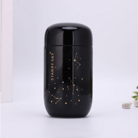 MV98 Tumbler Kopi Stainless 200ml Termos Air Mini - Hitam