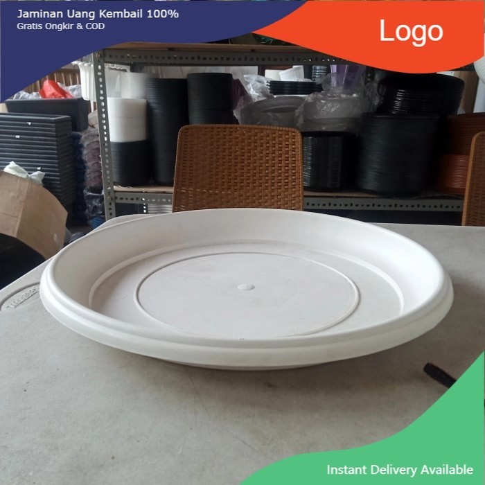 Alas Tatakan Untuk Pot 40 Cm Putih