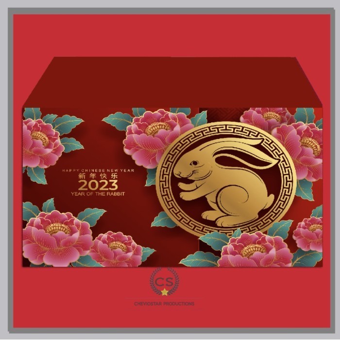 

Andma Angpao Imlek 2023 Kelinci Custom Year of The Rabbit Cheviostar - 1, Biasa isi 24