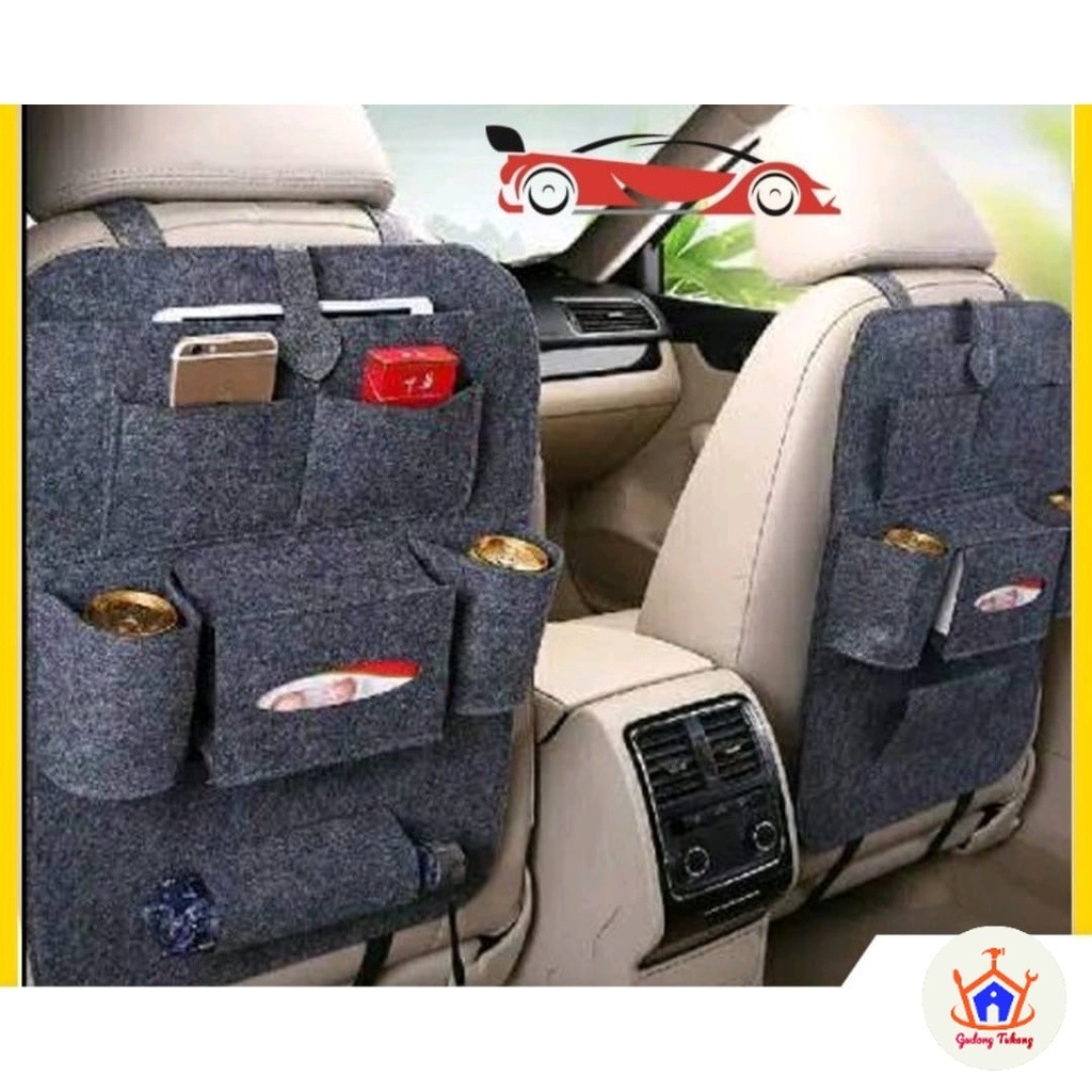 Gudang Tukang Car Seat Organizer Tas Jok Mobil Multifungsi Car Set Organizer Mobil Tas Jok Mobil Kan