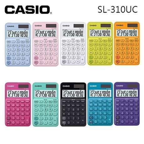 

Kalkulator My Style CASIO SL-310UC Colorful Series Calculator 310 UC - Biru