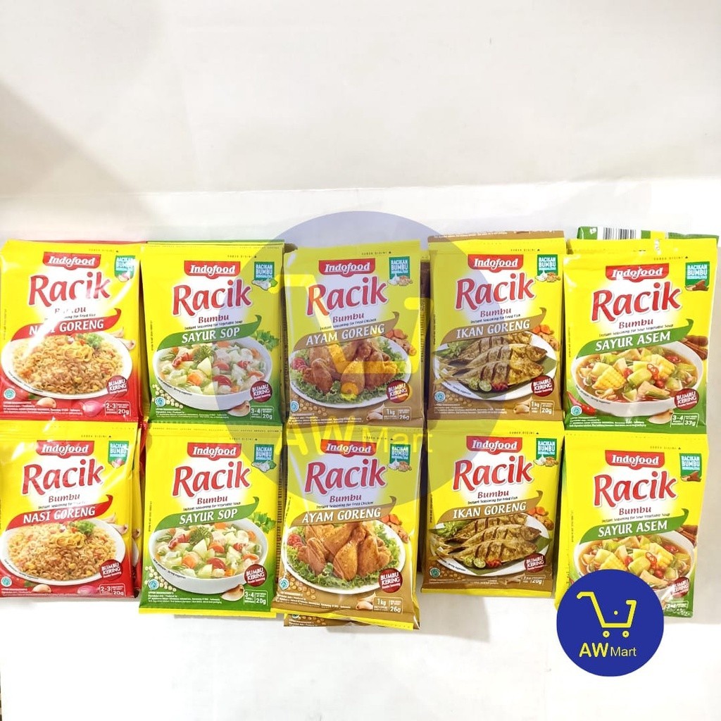 

BUMBU RACIK INSTAN RENCENG 10 SACHET X 20/26/33 GRAM - ALL VARIAN - JSF