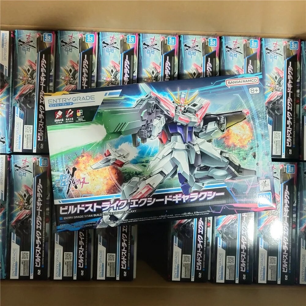 Bandai Gunpla Eg 1/144 Build Strike Exceed Galaxy Gundam Assembly Model High Quality Collectible Rob