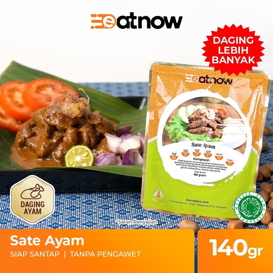 

EatNow Sate - Ayam Senayan - Padang - Makanan Siap Saji - Makanan Instan