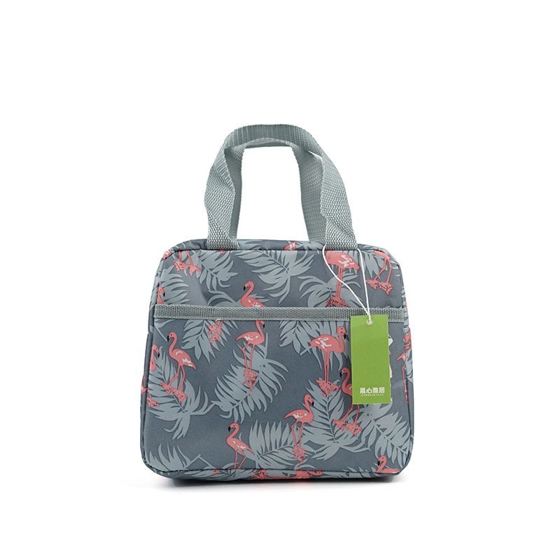 CHENXINYAJU · Flamingo side pocket lunch bag