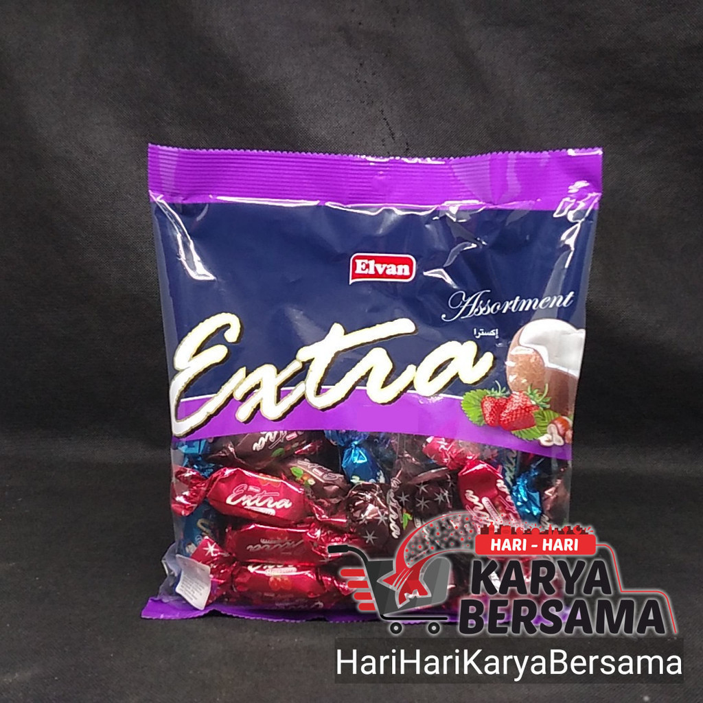 

COKELAT ELVAN EXTRA ASSORTMENT COMPOUND CHOCOLATE 350GR