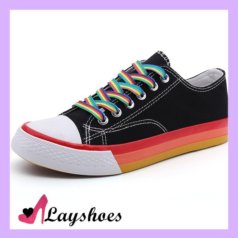 LAYSHOES SEPATU AESTHETIC WANITA Sepatu Sneakers Wanita Import Warna-Warni Sepatu Olahraga Cewek Sep