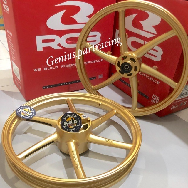 VELG RACING BOY SONIC 150 R - SP 522 GOLD RCB MALAYSIA