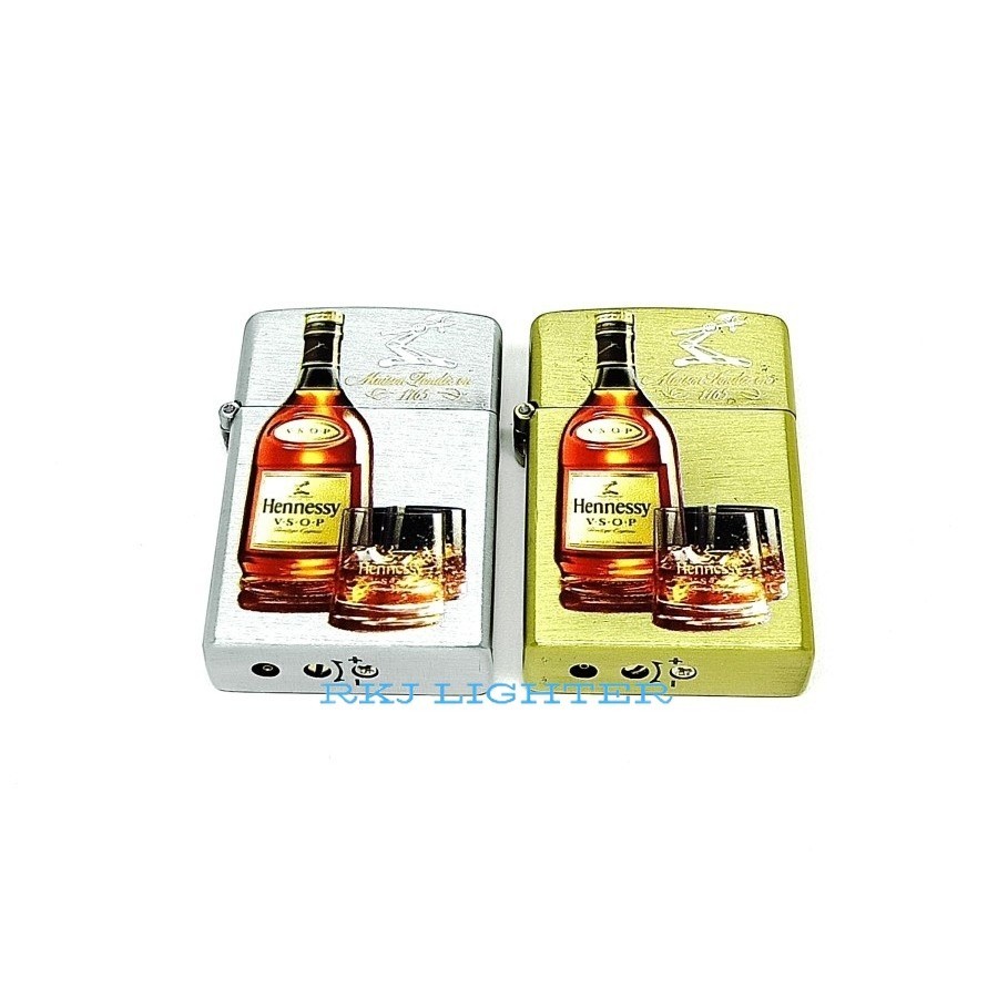 BAYAR DITEMPAT - Korek Api Bara Las Jet Power Model Exclusive Korek Api Las Botol Hennesy Vsop 3803-