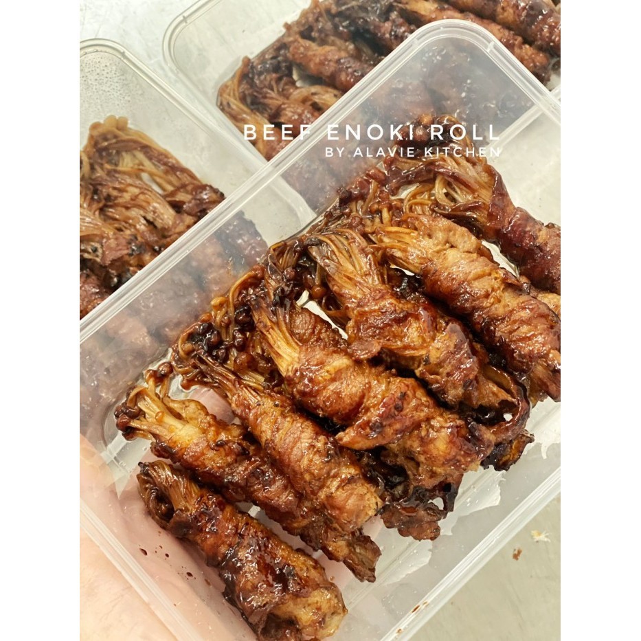 Beef Enoki Roll