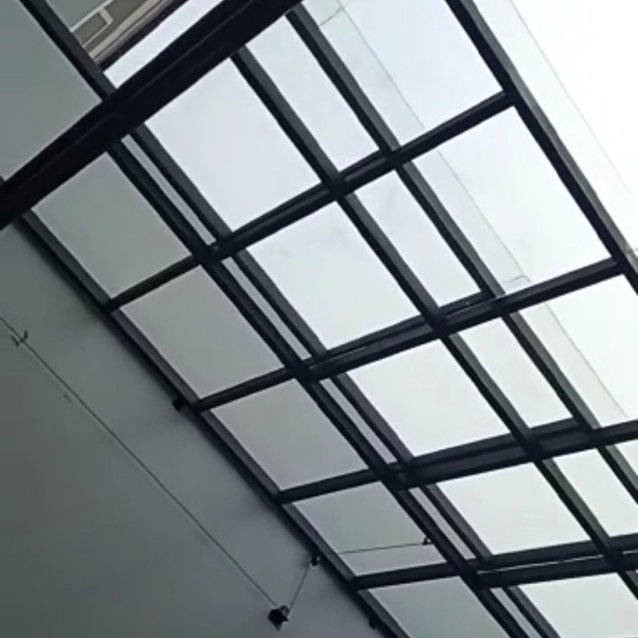 Kanopi sliding manual atap solarflat murah minimalis
