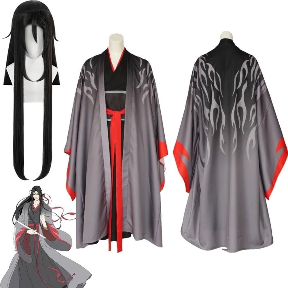2023 New Wei Wuxian The Yiling Patriarch Cosplay Grandmaster of Demonic Cultivation Costume Wei Wuxi